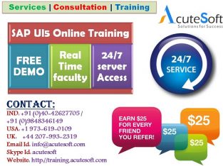 SAP UI5 Online Training by AcuteSoft with 10+ years SMEs.