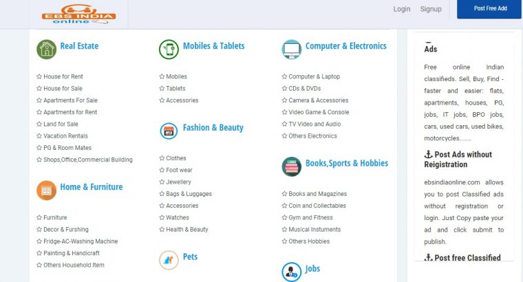 Free Classified Ads Posting in India, Classified Ads, Post free Classified