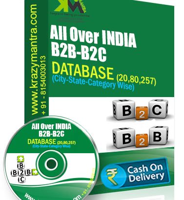 All Over India B2B-B2C Database Price 1999/-