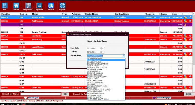 Hospital software in India, Nursing Home software in India, Hospital software in west Bengal.
