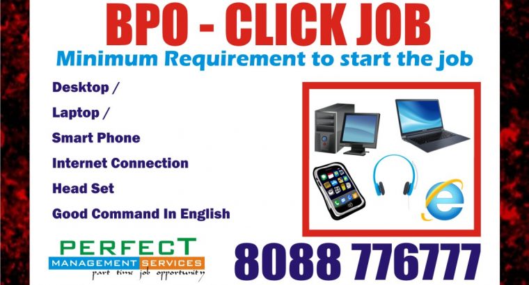 Online Jobs Copy Paste Job BPO Non voice Job Daily Income Rs. 500/- plus per day