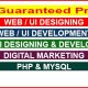 100% job guaranteed program on WEB DESIGNING AND DEVELOPMENT