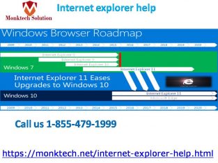 With us, get easy way internet explorer help to fix the technical issue 1-855-479-1999