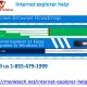 With us, get easy way internet explorer help to fix the technical issue 1-855-479-1999