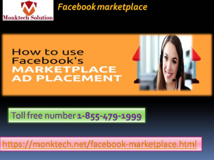 Resolve your particular issues concerning Facebook Marketplace 1-855-479-1999