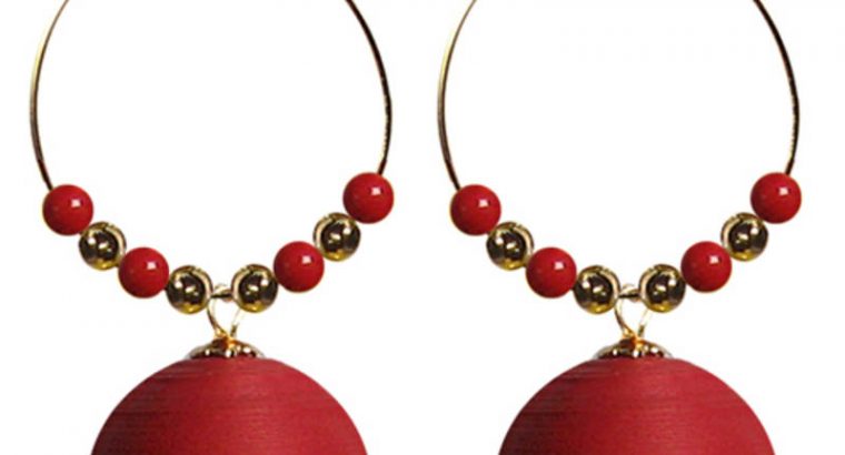 Red Stud Earrings at Lowest Price