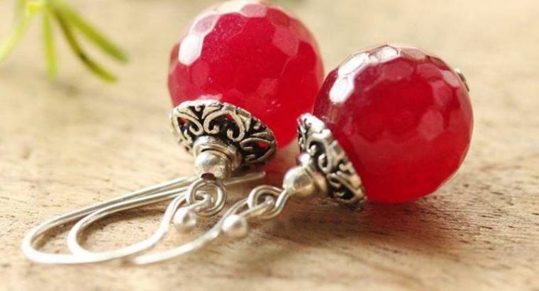 Red Stud Earrings at Lowest Price