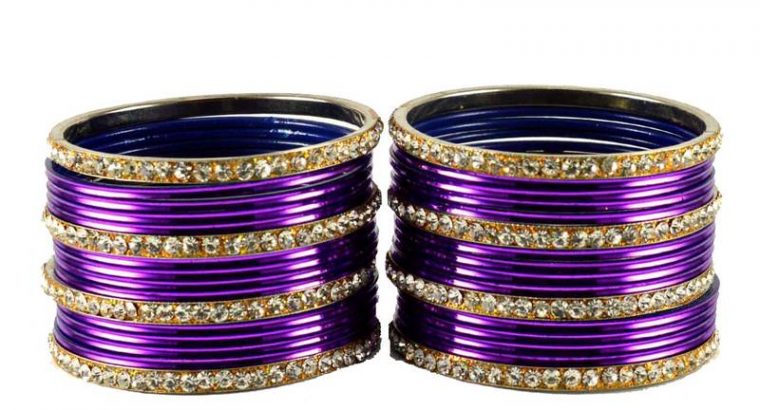 Purple Beaded Fashion Bracelets for sale