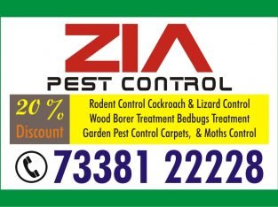 Zia Pest Control Service Flat 35% Discount on Residence Pest Service
