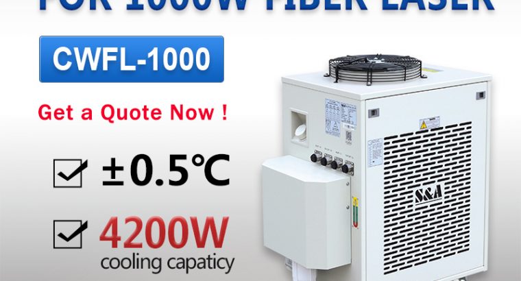 Closed loop water chiller unit for 1000W Fiber Laser