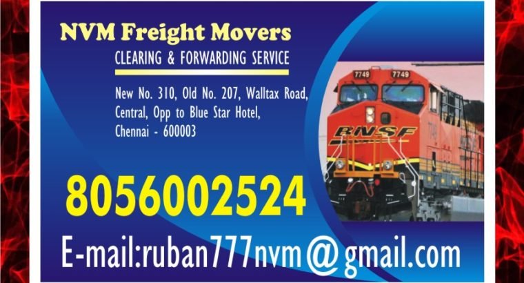 Chennai NVM Freight Movers | since 1979 | Clearing & Forwarding Service | 1001 |