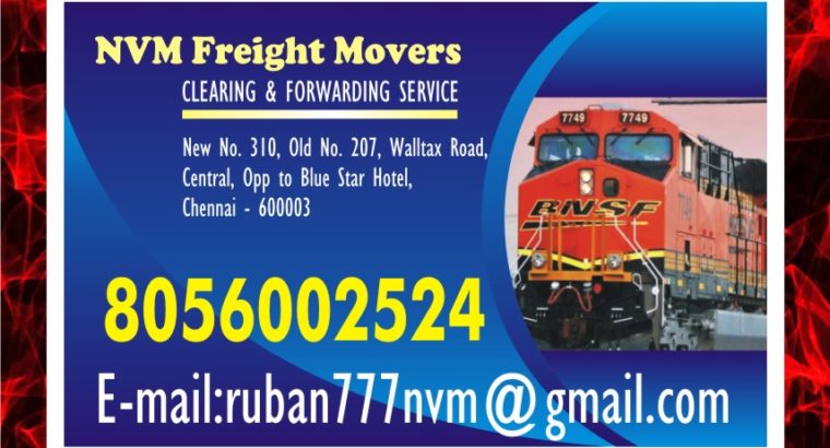 NVM Freight Movers | since 1979 | Clearing Agency | 901 | Chennai Central