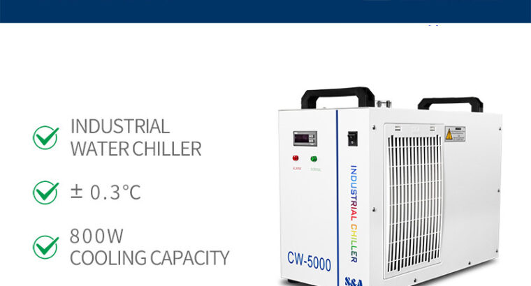 Small water chiller CW5000 for CO2 laser engraver cutter